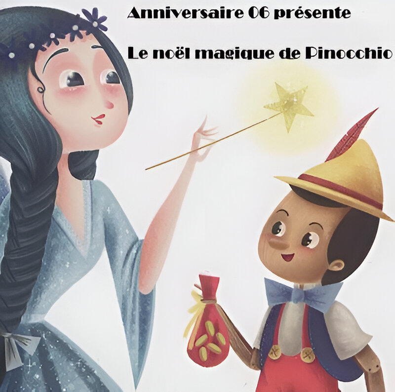 Affiche Noel Pinocchio